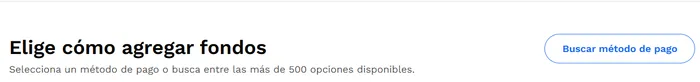 Elegir método de pago Payoneer USD en AirTM